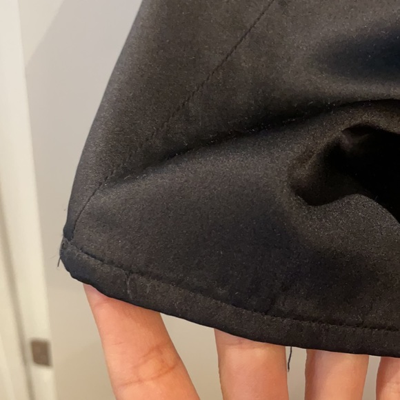 Cynthia Steffe silky black knee length dress - Picture 7 of 11